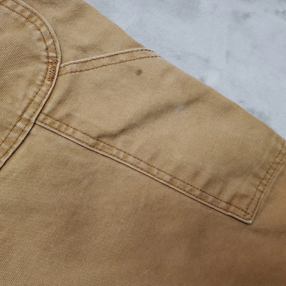 Dickies Shorts Mens 40 Brown Relaxed Fit Carpenter Cargo Canvas Work Utility